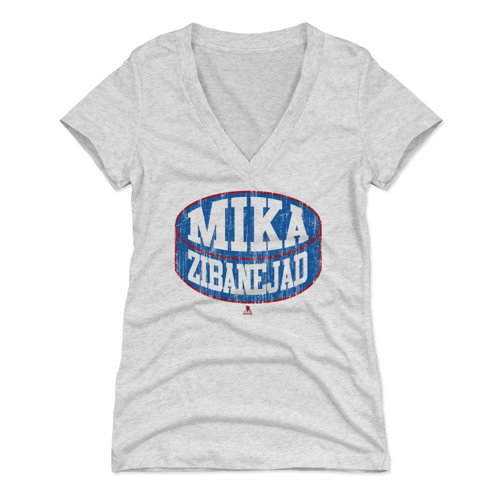 Mika Zibanejad Women's V-Neck T-Shirt | 500 LEVEL