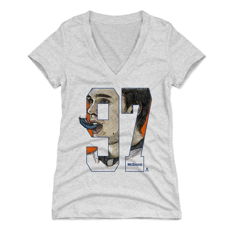 Connor McDavid Women's V-Neck T-Shirt | 500 LEVEL