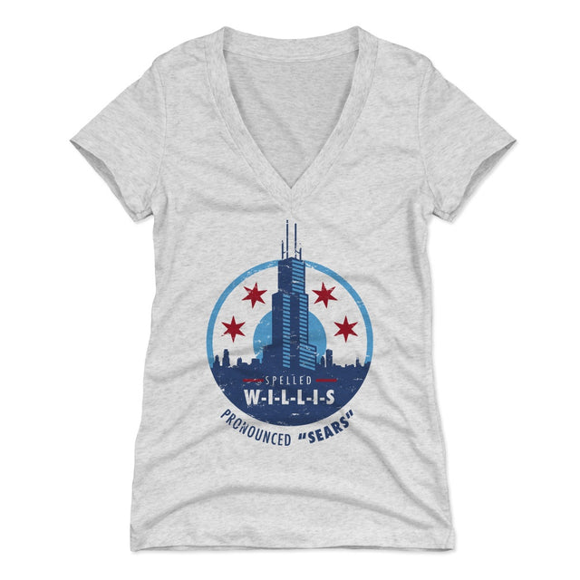 Chicago Women's V-Neck T-Shirt | 500 LEVEL