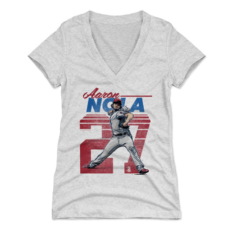 Aaron Nola Women's V-Neck T-Shirt | 500 LEVEL