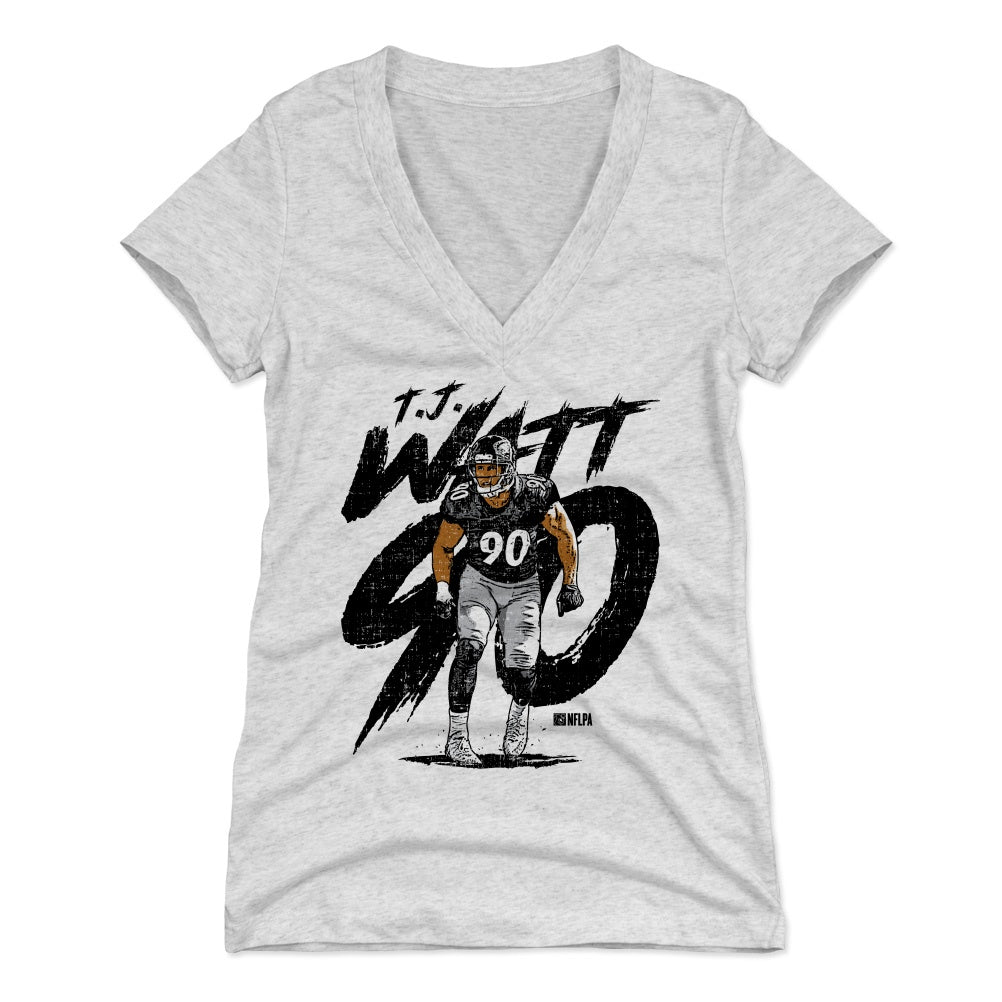 T.J. Watt Women's V-Neck T-Shirt | 500 LEVEL