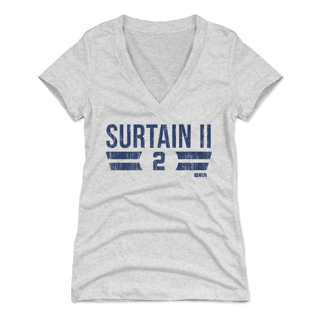Patrick Surtain II Women's V-Neck T-Shirt | 500 LEVEL