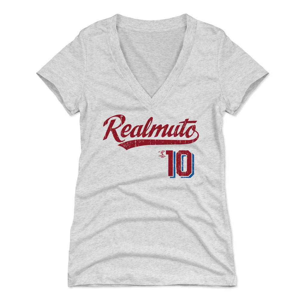 J.T. Realmuto Women's V-Neck T-Shirt | 500 LEVEL