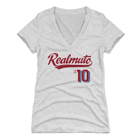 J.T. Realmuto Women's V-Neck T-Shirt | 500 LEVEL