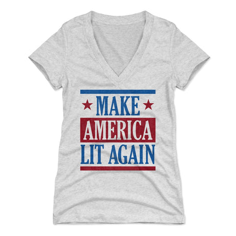 USA Women's V-Neck T-Shirt | 500 LEVEL