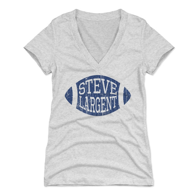 Steve Largent Women's V-Neck T-Shirt | 500 LEVEL