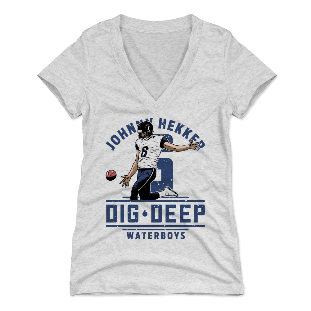 Johnny Hekker Women's V-Neck T-Shirt | 500 LEVEL
