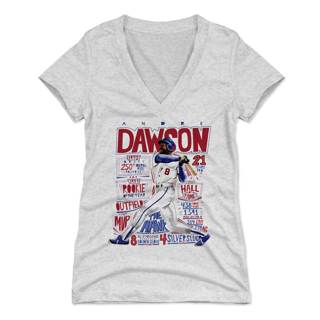 Andre Dawson Women's V-Neck T-Shirt | 500 LEVEL