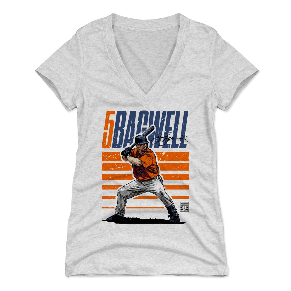 Jeff Bagwell Women's V-Neck T-Shirt | 500 LEVEL