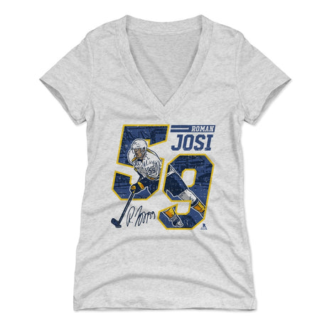 Roman Josi Women's V-Neck T-Shirt | 500 LEVEL