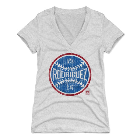 Ivan Rodriguez Women's V-Neck T-Shirt | 500 LEVEL