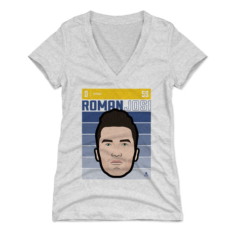 Roman Josi Women's V-Neck T-Shirt | 500 LEVEL