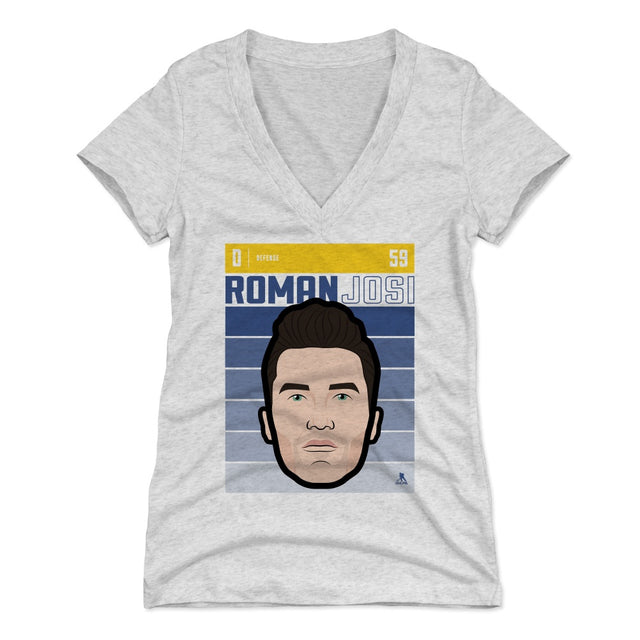 Roman Josi Women's V-Neck T-Shirt | 500 LEVEL