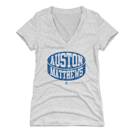 Auston Matthews Women's V-Neck T-Shirt | 500 LEVEL