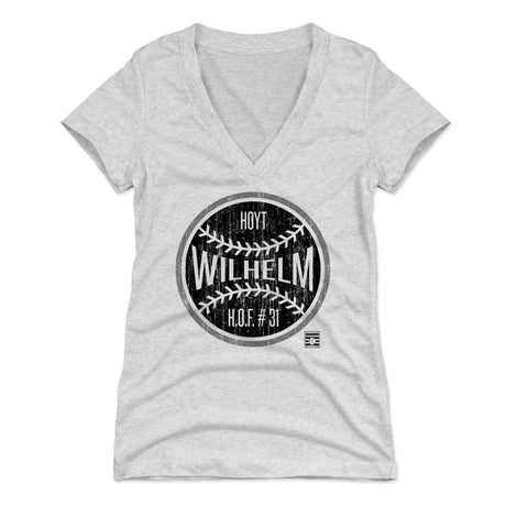 Hoyt Wilhelm Women's V-Neck T-Shirt | 500 LEVEL