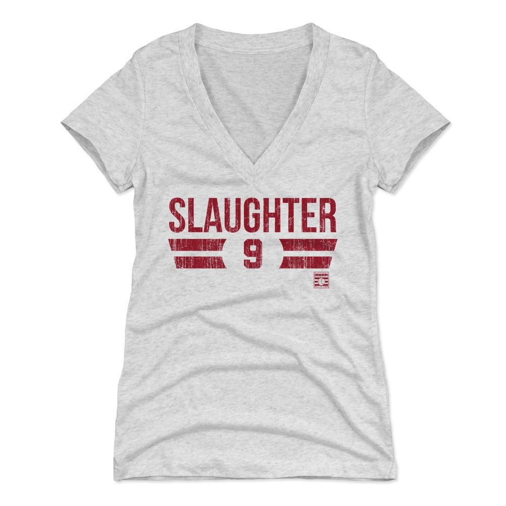 Enos Slaughter Women's V-Neck T-Shirt | 500 LEVEL