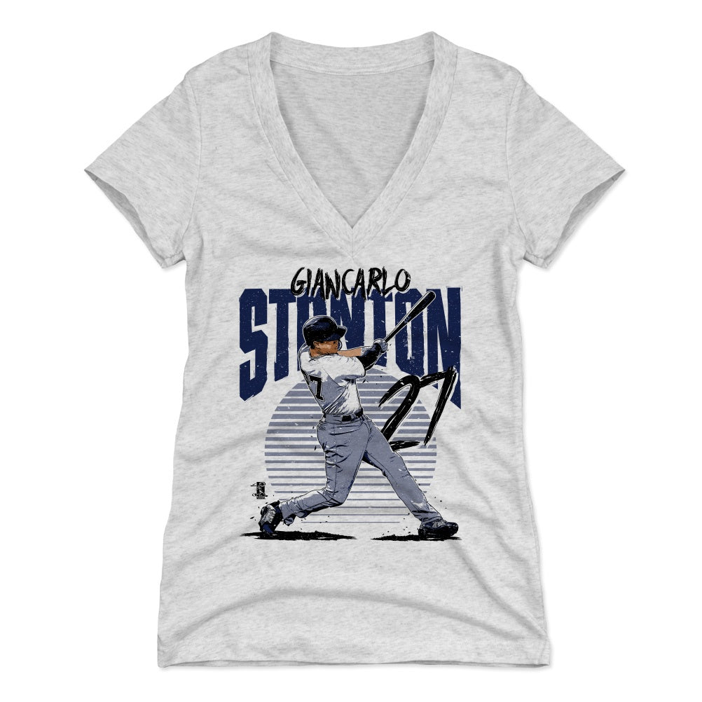 Giancarlo Stanton Women's V-Neck T-Shirt | 500 LEVEL