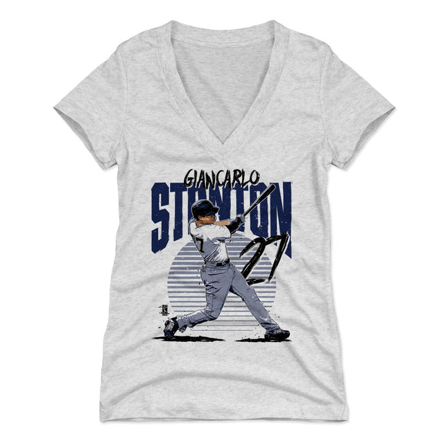Giancarlo Stanton Women's V-Neck T-Shirt | 500 LEVEL
