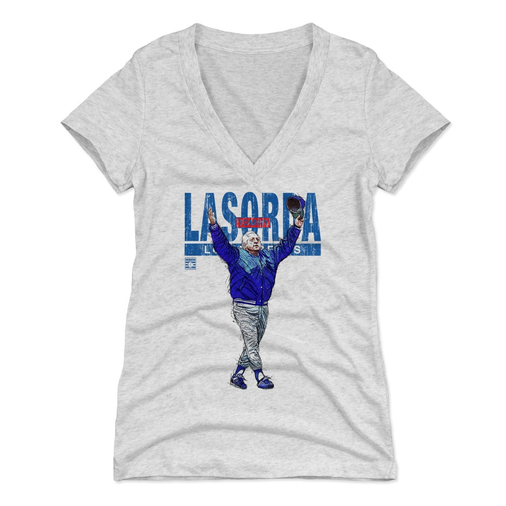 Tommy Lasorda Women's V-Neck T-Shirt | 500 LEVEL