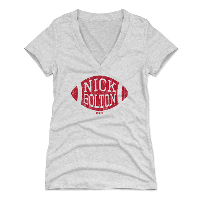 Nick Bolton Women's V-Neck T-Shirt | 500 LEVEL