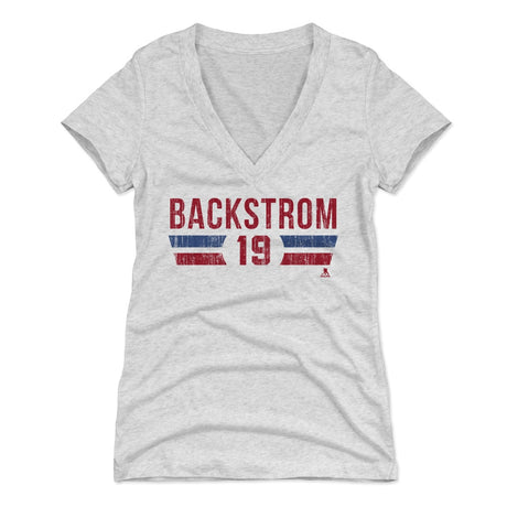 Nicklas Backstrom Women's V-Neck T-Shirt | 500 LEVEL