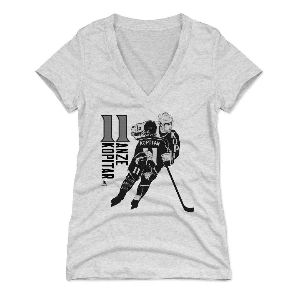 Anze Kopitar Women's V-Neck T-Shirt | 500 LEVEL