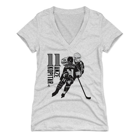 Anze Kopitar Women's V-Neck T-Shirt | 500 LEVEL