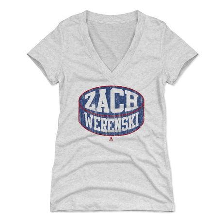 Zach Werenski Women's V-Neck T-Shirt | 500 LEVEL