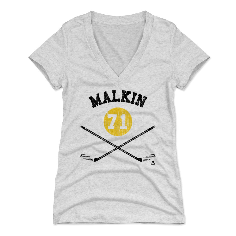 Evgeni Malkin Women's V-Neck T-Shirt | 500 LEVEL
