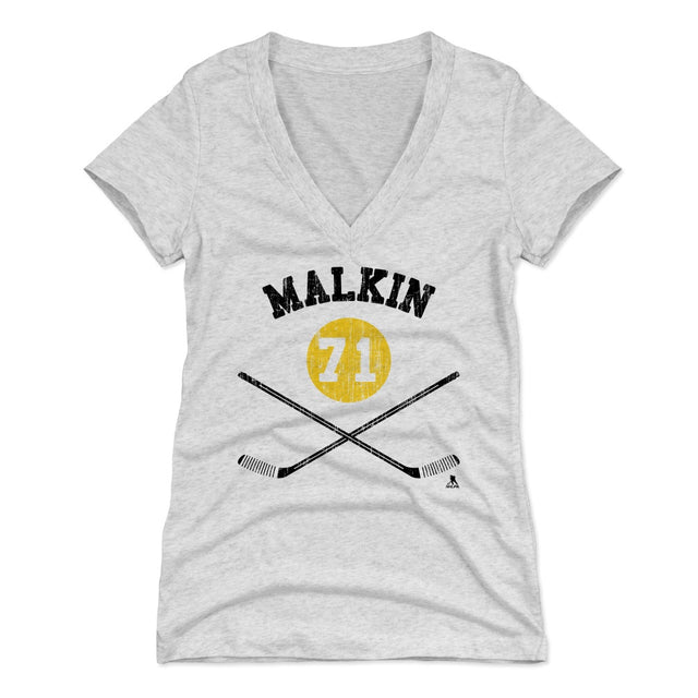 Evgeni Malkin Women's V-Neck T-Shirt | 500 LEVEL