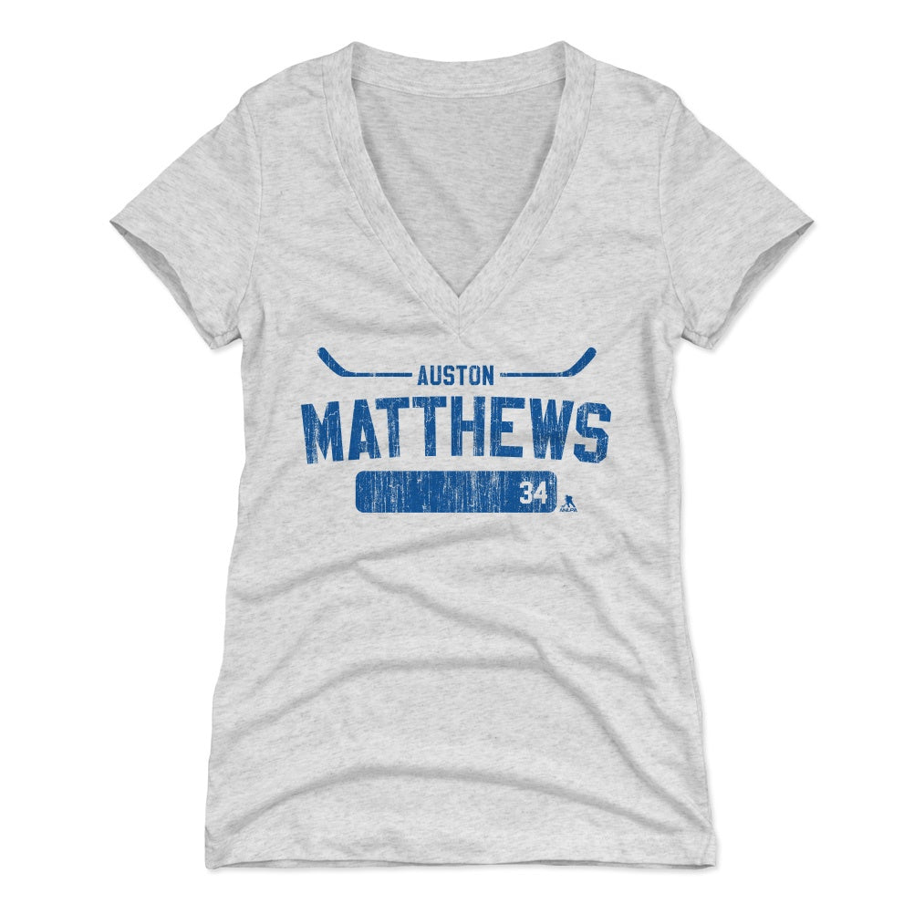 Auston Matthews Women's V-Neck T-Shirt | 500 LEVEL