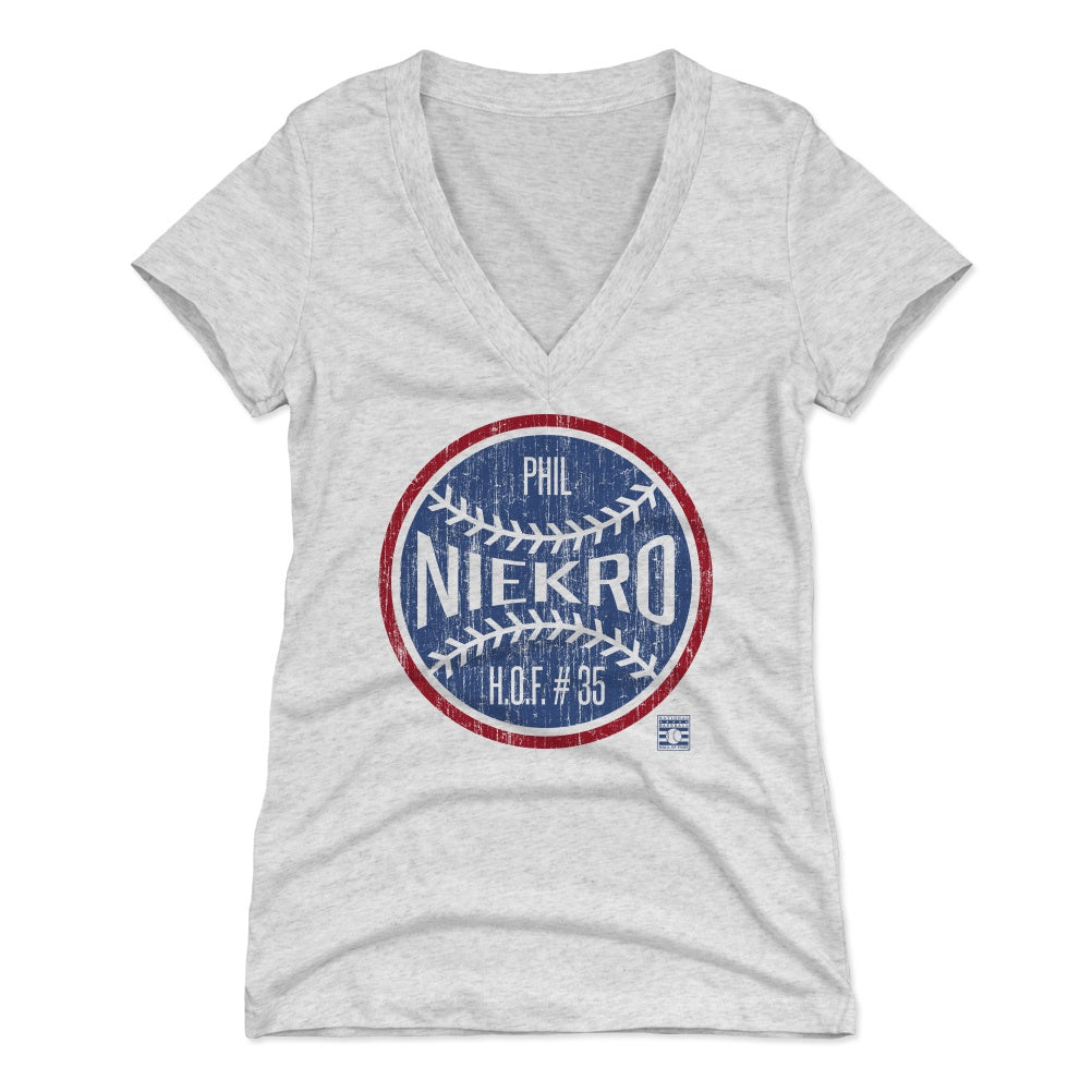 Phil Niekro Women's V-Neck T-Shirt | 500 LEVEL