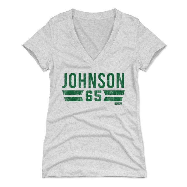 Lane Johnson Women's V-Neck T-Shirt | 500 LEVEL