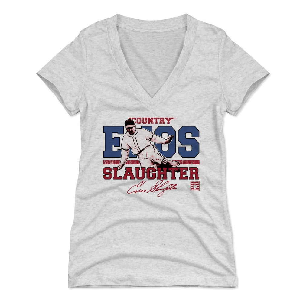 Enos Slaughter Women's V-Neck T-Shirt | 500 LEVEL