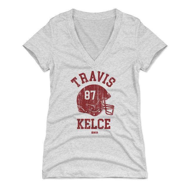 Travis Kelce Women's V-Neck T-Shirt | 500 LEVEL