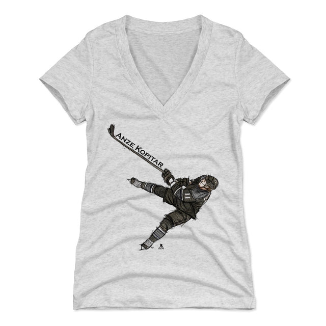 Anze Kopitar Women's V-Neck T-Shirt | 500 LEVEL