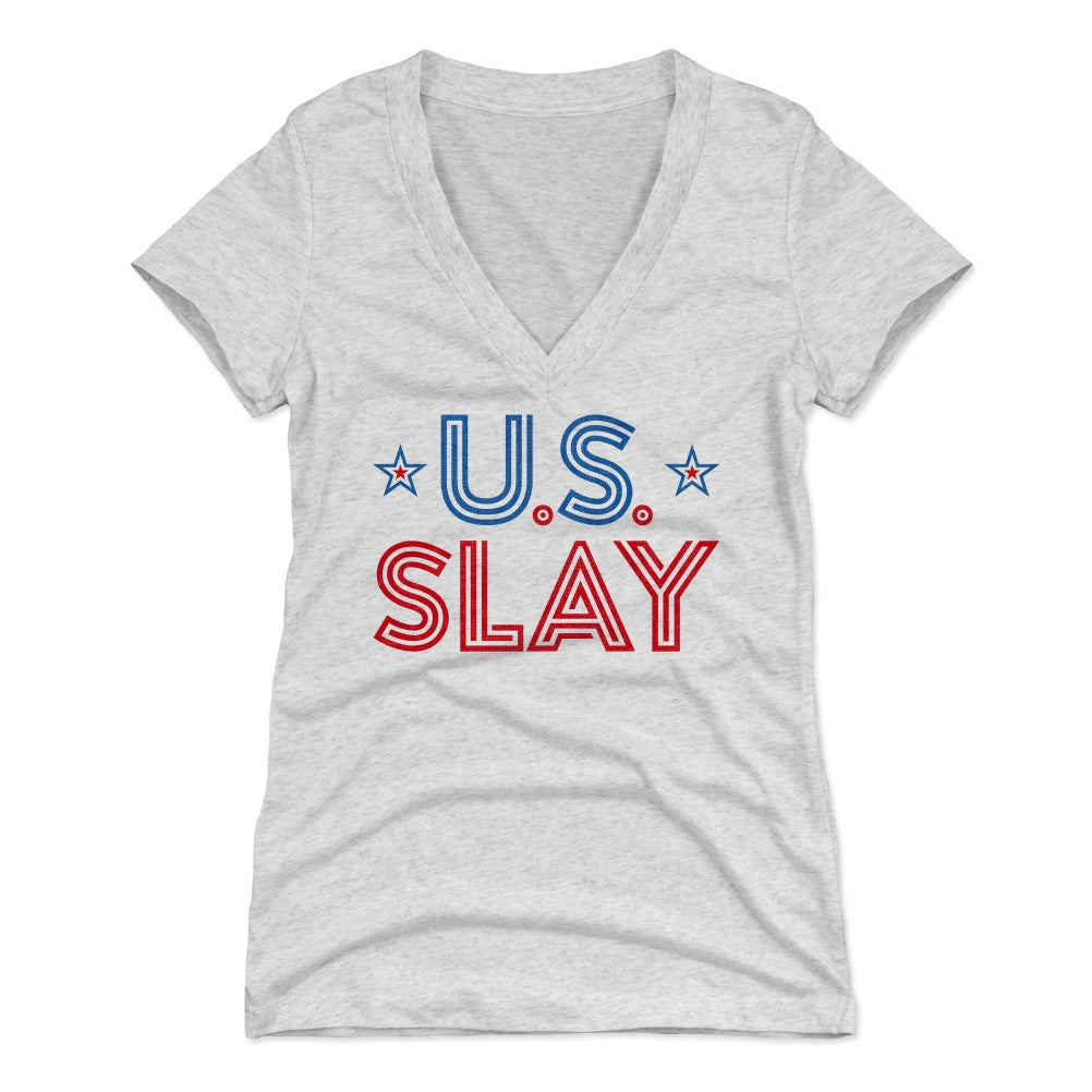 USA Women's V-Neck T-Shirt | 500 LEVEL