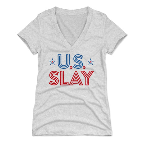 USA Women's V-Neck T-Shirt | 500 LEVEL
