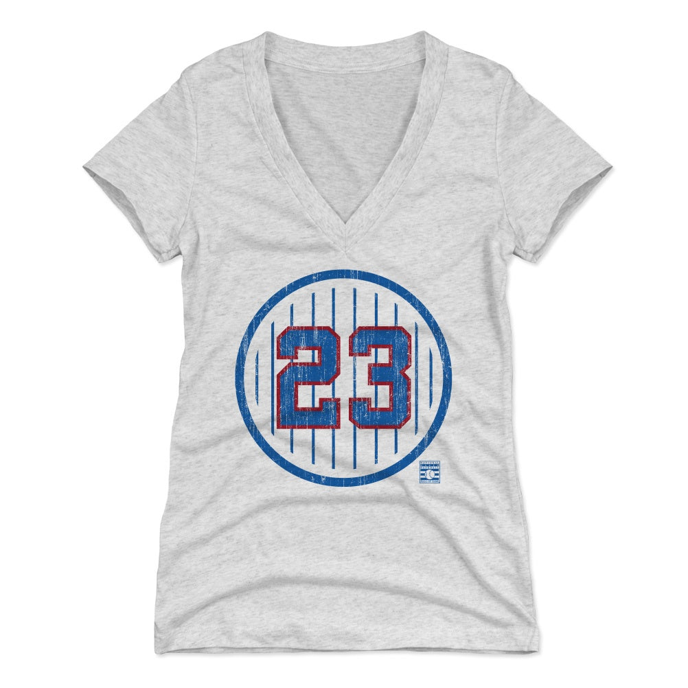 Ryne Sandberg Women's V-Neck T-Shirt | 500 LEVEL