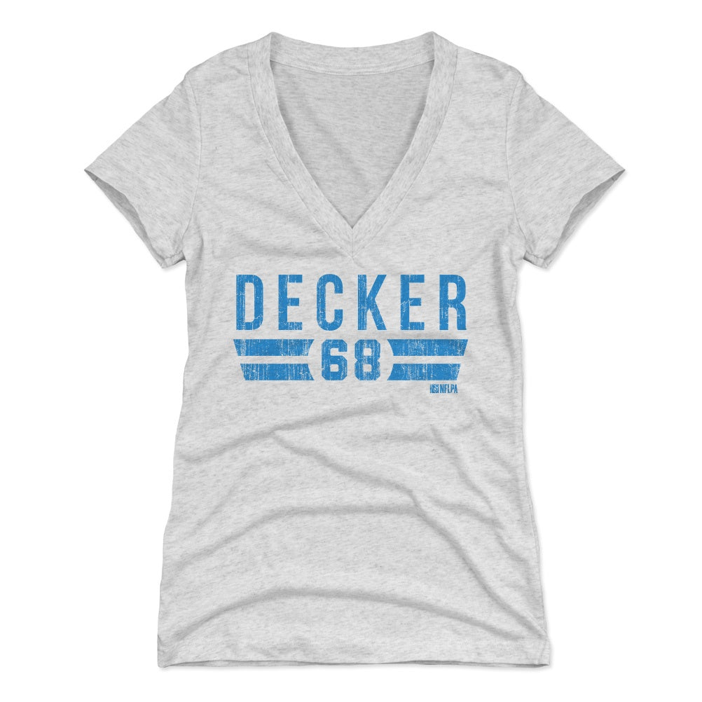 Taylor Decker Women's V-Neck T-Shirt | 500 LEVEL