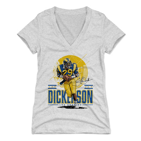 Eric Dickerson Women's V-Neck T-Shirt | 500 LEVEL