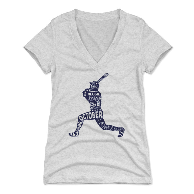 Reggie Jackson Women's V-Neck T-Shirt | 500 LEVEL
