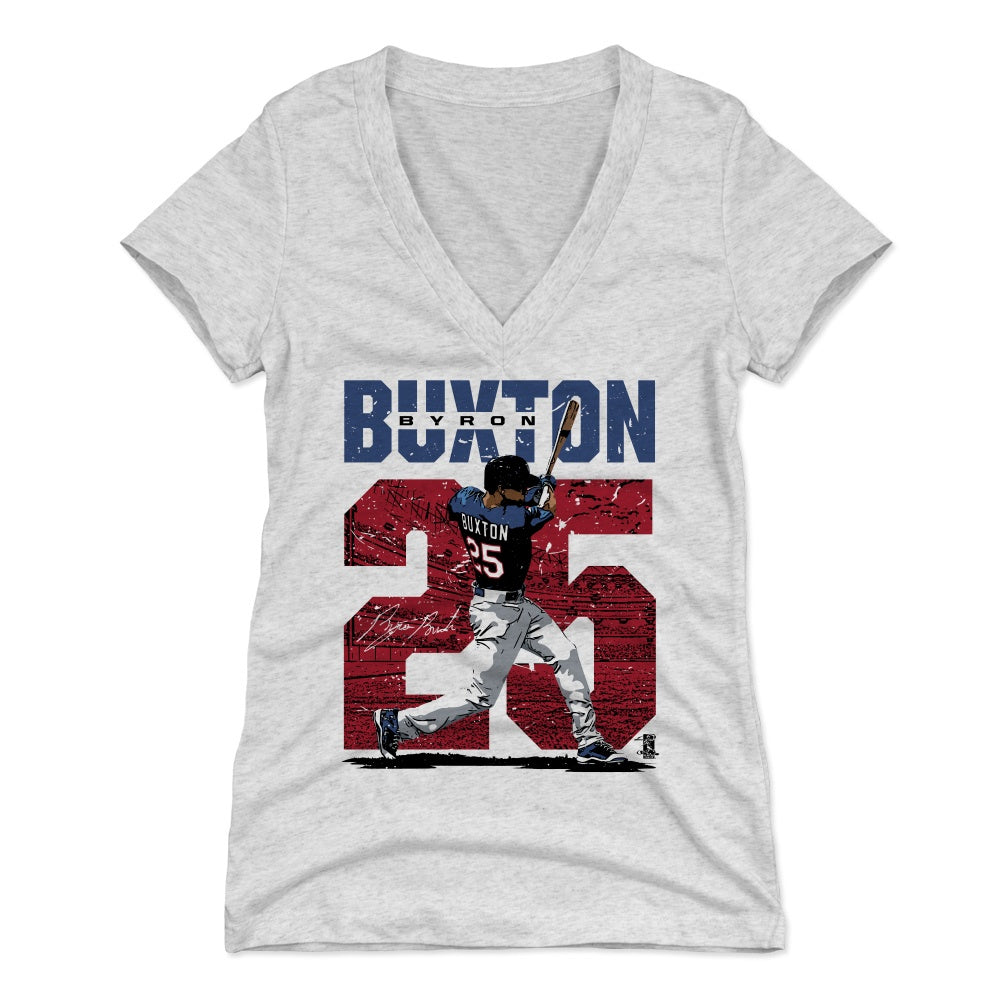 Byron Buxton Women's V-Neck T-Shirt | 500 LEVEL