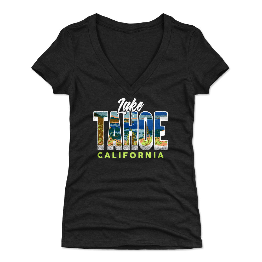 Lake Tahoe Women's V-Neck T-Shirt | 500 LEVEL