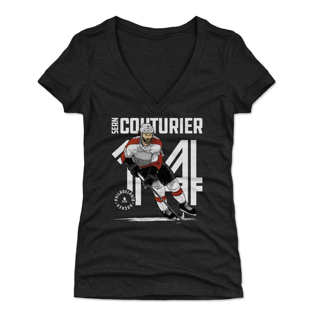 Sean Couturier Women's V-Neck T-Shirt | 500 LEVEL