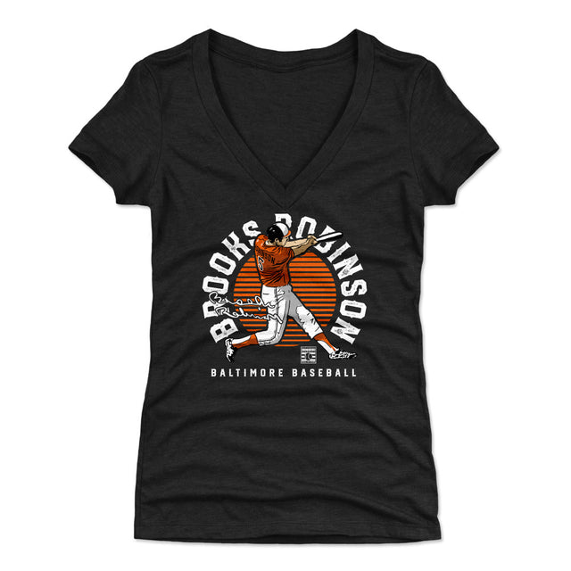 Brooks Robinson Women's V-Neck T-Shirt | 500 LEVEL
