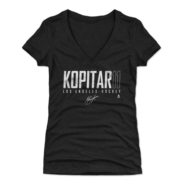 Anze Kopitar Women's V-Neck T-Shirt | 500 LEVEL