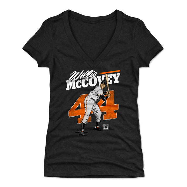 Willie McCovey Women's V-Neck T-Shirt | 500 LEVEL