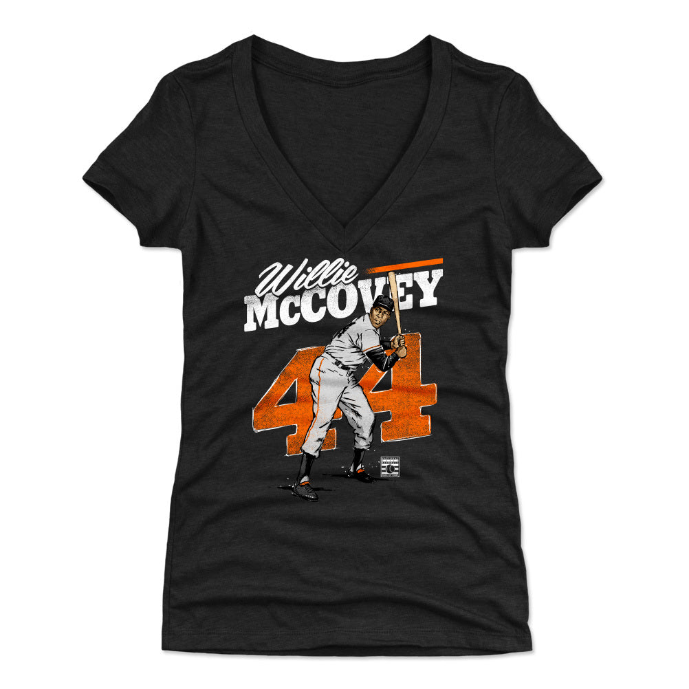 Willie McCovey Women&#39;s V-Neck T-Shirt | 500 LEVEL