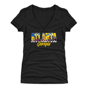 Atlanta Women's V-Neck T-Shirt | 500 LEVEL
